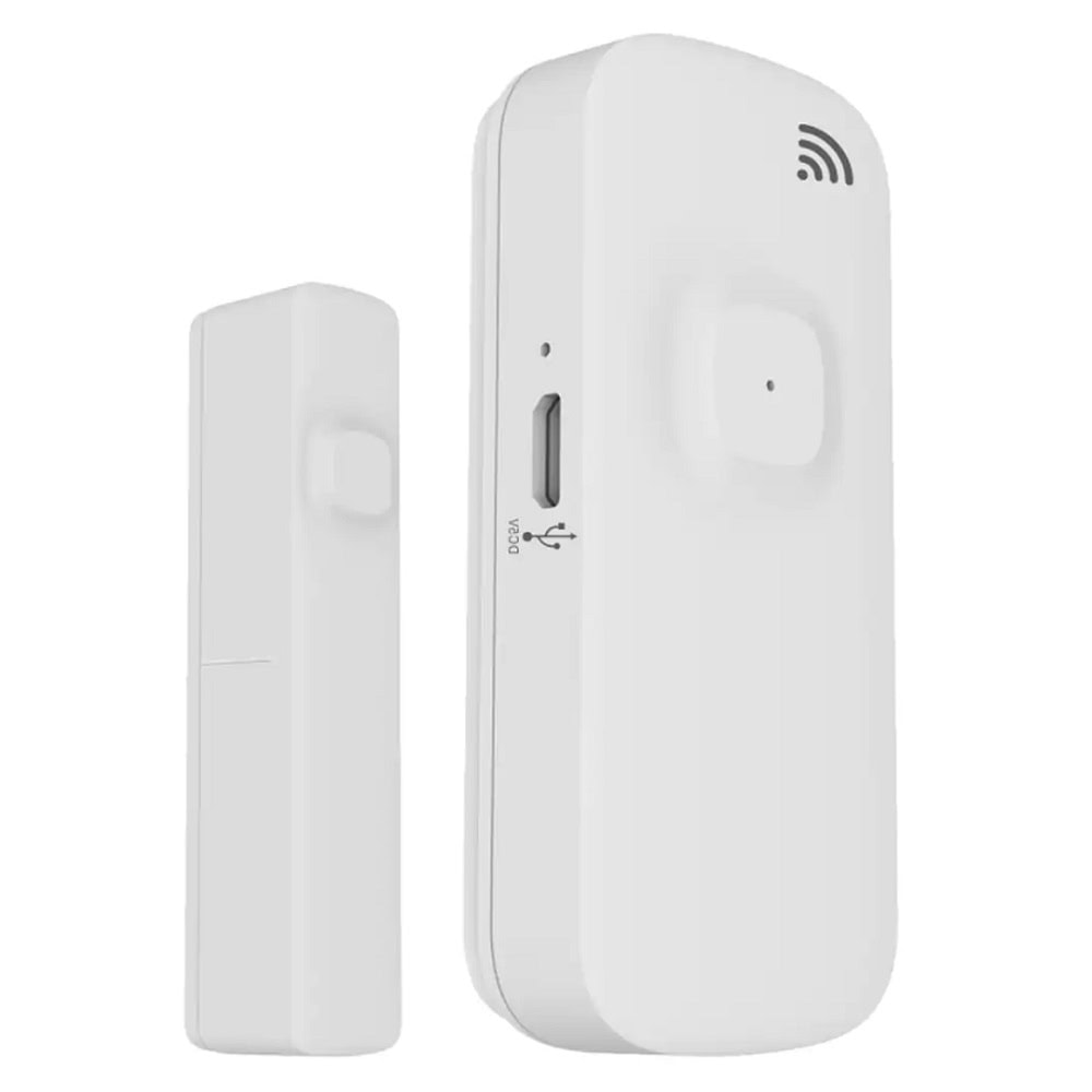 Tuya Smart Wireless Wifi Door Alarm Detector Rechargeable Battery Via Usb Port 01 - TUYA SMART HOME
