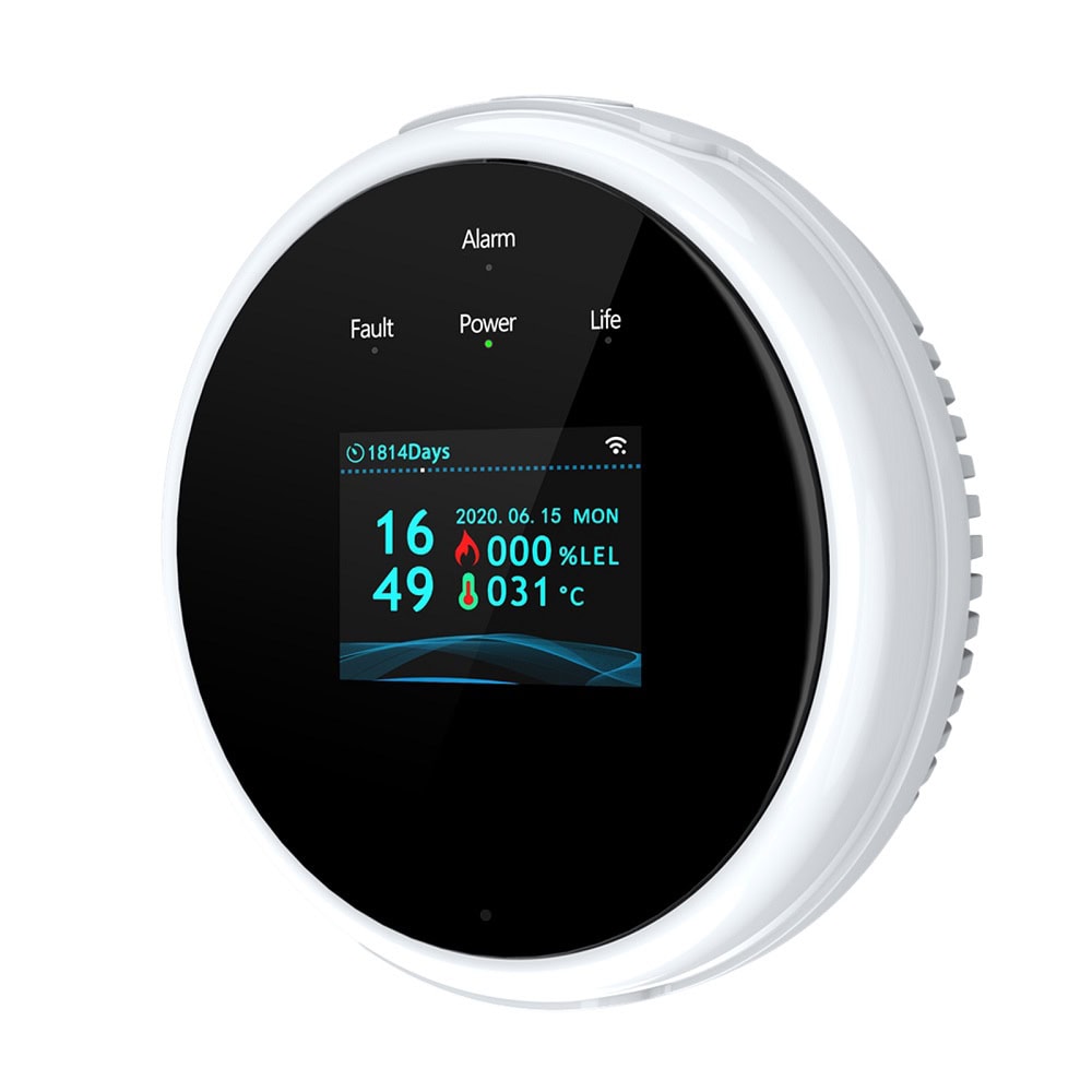 Tuya Smart Wifi Alarm Sensor Natural Gas Leak Detector Gas Lcd Display Lpg Tester 16 - TUYA SMART HOME