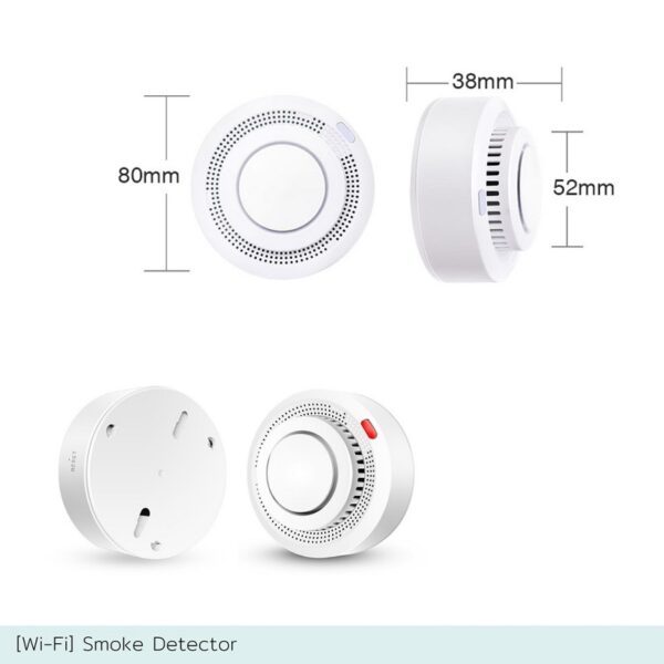 Tuya Smart Wifi Smoke Detector Sensor 20 - TUYA SMART HOME
