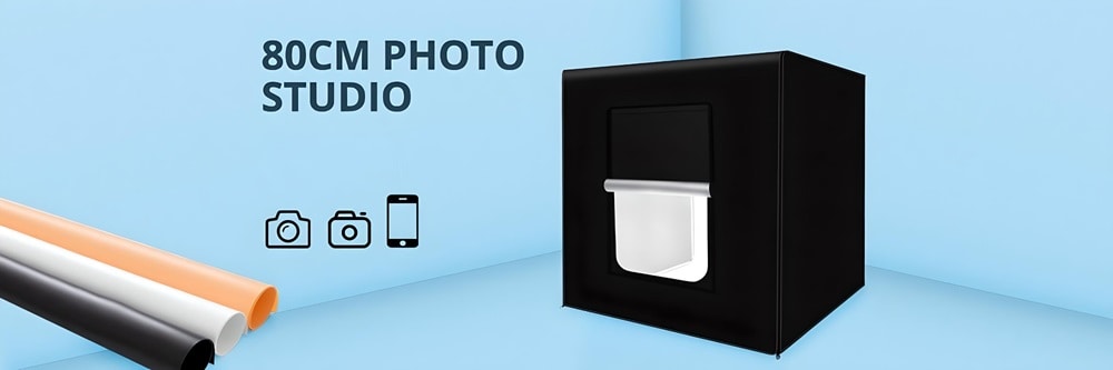 Professional Portable Photo Box Studio 80 Cm For Product Photography 6 - Мобилна Фотография