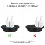 360 Degree Rotating Display Stand 3 In 1 Auto Electric Turntable With Remote Control Rechargeable 3 Speed Quiet Display 20 - Аксесоари за фотография