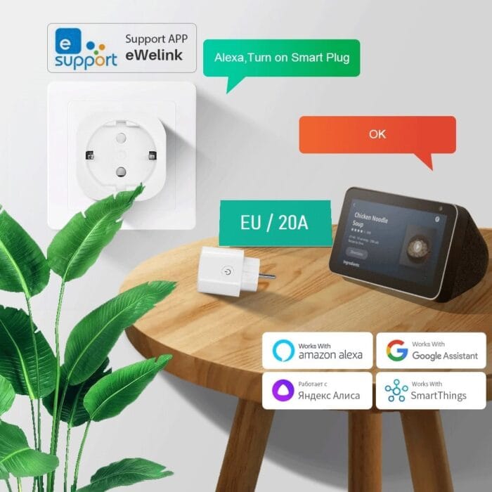 Ewelink Smart Plug 20a With Power Monitoring 2 - EWELINK SMART HOME