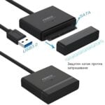 Fideco Usb 3.0 To Sata Adapter Cable Hard Drive Converter Support Uasp Sata Iii 2.5 3.5 Inch 11 - Аксесоари за Компютри