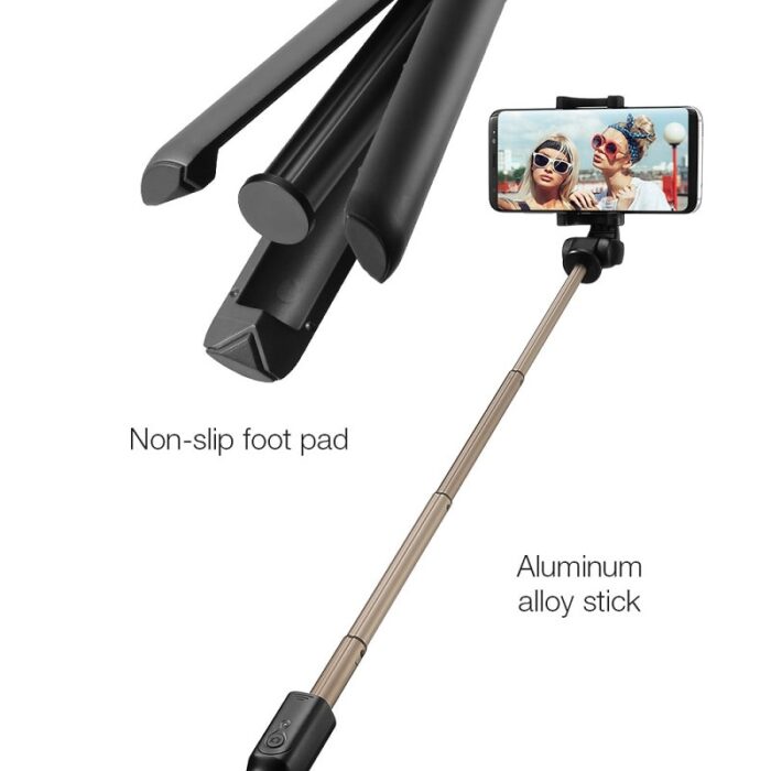 Hsu 3 In 1 Wireless Bluetooth Selfie Stick Mini Tripod Camera Holder 05 - Мобилна Фотография
