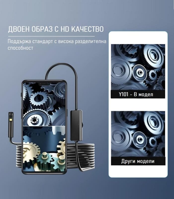Inskam Y101 Usb Endoscope Dual Lens Ip67 Waterproof Borescope Industrial Pc 2mp Android 1080p Hard 1 2 - Ендоскоп камери