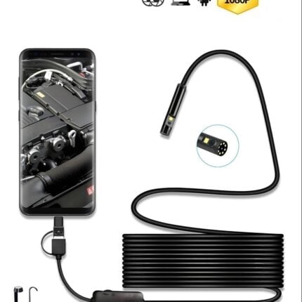 Inskam Y101 Usb Endoscope Dual Lens Ip67 Waterproof Borescope Industrial Pc 2mp Android 1080p Hard E1 - Ендоскоп камери