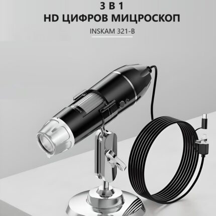 Inskam 321 B 2mp 1600x Electronic Microscope Camera 3 In 1 Type C Micro Usb Laboratory Digital Microscope For Mobile Repair 40 - Микроскопи