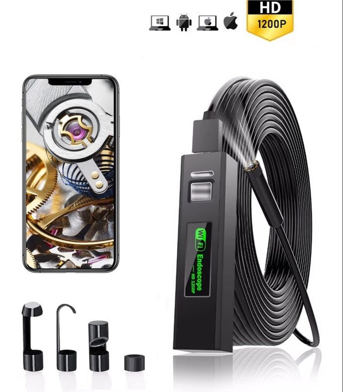 Inskam A110 Wireless Endoscope Ip68 Waterproof Wifi Borescope Inspection Camera Soft 8mm 2mp Hd 1200p E01 1 - Ендоскоп камери