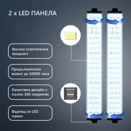 Led Light Strip 60cm 80cm With Adapter For Photo Studio Box 3 Pcs - LED осветление