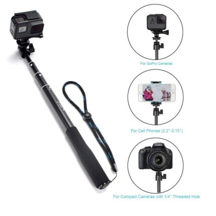 Professional Self Stick Hsu 5 In 1 Remote To 92 Cm Tripod Waterproof Gopro Iphone Android 5 1 - Мобилна Фотография