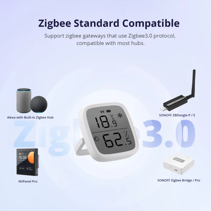 Sonoff Snzb 02d Zigbee Lcd Smart 3 - SMART HOME