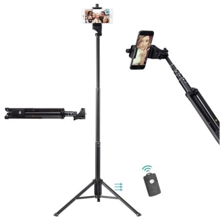 Selfie Stick 4 In 1 Hsu Monopod All In One Tripod Bluetooth Remote Camera Stand 9 - Мобилна Фотография