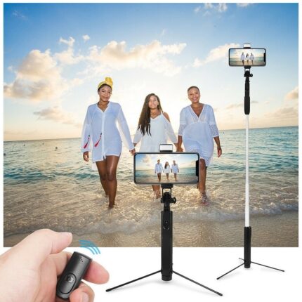 Selfie Stick 5 In 1 Hsu Cinema 170 Cm Video Stabilizer Tripod Bluetooth Remote 08 - Мобилна Фотография