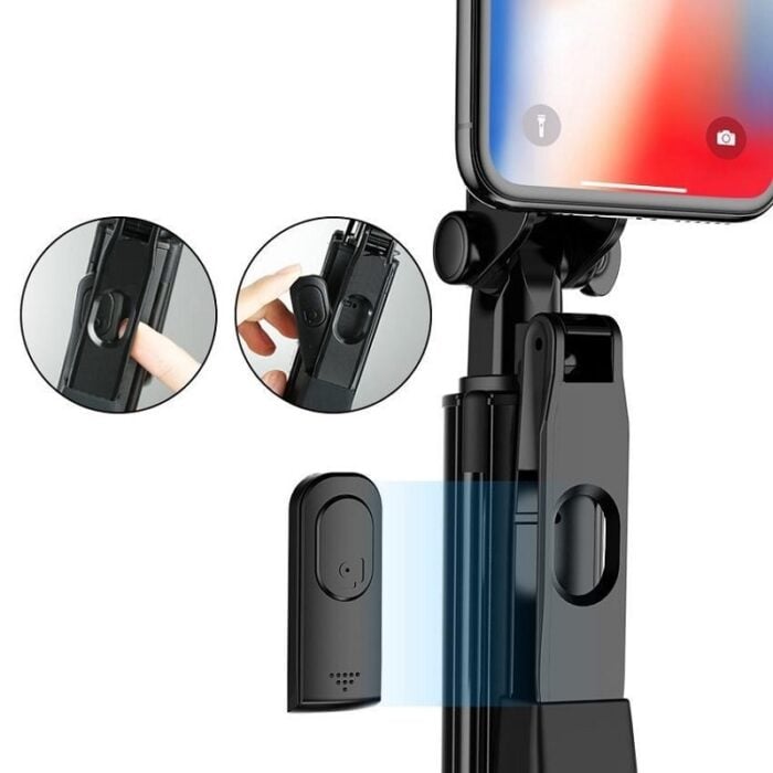 Selfie Stick 5 In 1 Hsu Cinema 170 Cm Video Stabilizer Tripod Bluetooth Remote 11 - Мобилна Фотография