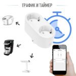 Smart Socket 2 In 1 With Monitoring Of The Consumed Energy 16a 05 - TUYA SMART HOME