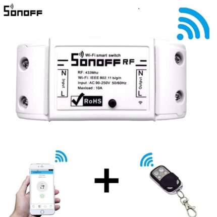 Sonoff RF 433MHz 4 каналa - дистанционно за отдалечено управление