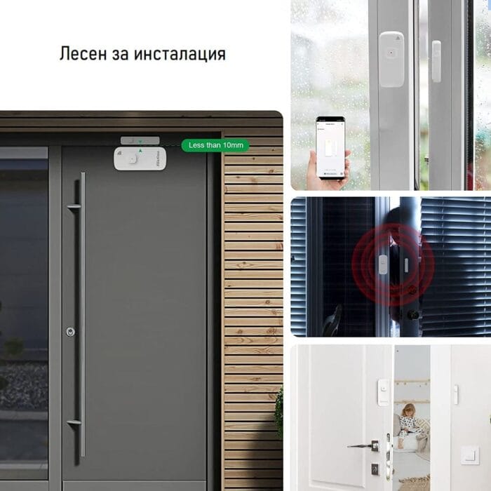 Tuya Smart Wireless Wifi Door Alarm Detector Rechargeable Battery Via Usb Port 13 - TUYA SMART HOME