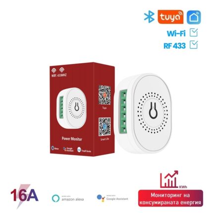 Tuya 16a Wifi Rf433 Smart Mini Switch 2 Way With Power Monitor Alexa And Google Home 001 - TUYA SMART HOME