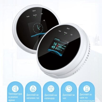 Tuya Smart Wifi Alarm Sensor Natural Gas Leak Detector Gas Lcd Display Lpg Tester 06 - TUYA SMART HOME