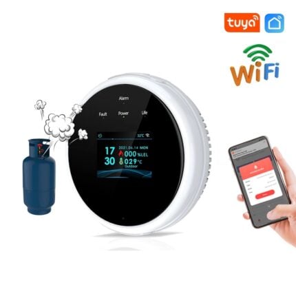 Tuya Smart Wifi Alarm Sensor Natural Gas Leak Detector Gas Lcd Display Lpg Tester 15 - TUYA SMART HOME