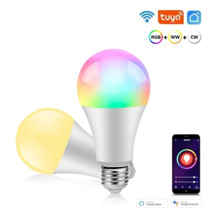 Tuya Smart Wifi Led Rgbcw Bulb 10w E27 Multicolour Alexa And Google Compatible Smart Life App - TUYA SMART HOME
