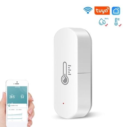Tuya Wifi Temperature Humidity Sensor App Monitor Smart Home Work With Alexa Google Home - TUYA SMART HOME