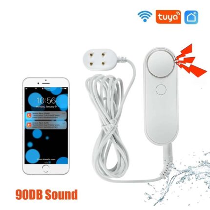 Tuya Wifi Water Leakage Sensor With Sound Alarm App Monitor Smart Home Work With Alexa Google Home 001 - TUYA SMART HOME