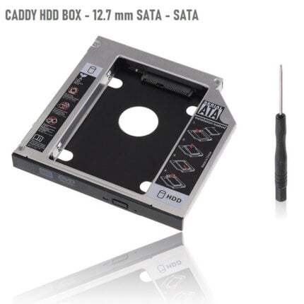 Universal 2nd Hdd Caddy 12 7mm Sata 3 Box 1 - Аксесоари за Компютри