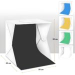 Portable Photo Box Studio 30 Cm For Product Photography With Led Lighting Dimmable 5pvc Backgrounds 9 - Продуктова фотография