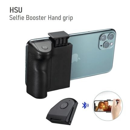 smartphone camera grip with Bluetooth remote shutter 1