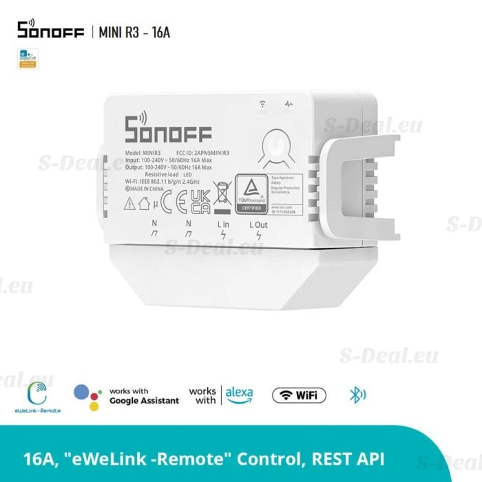 Sonoff Minir3 Smart Switch 16a Mini R3 S1 1 - SONOFF