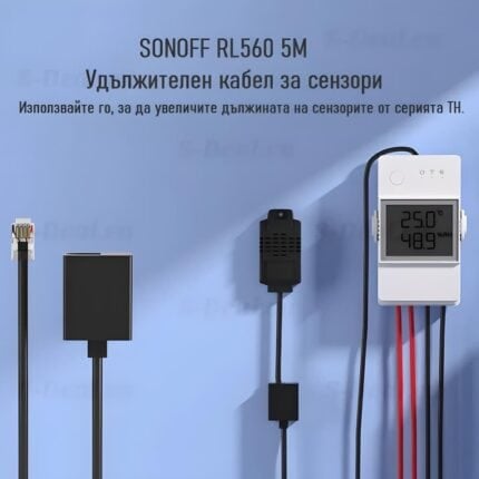 Sonoff Rl560 5m Sensor Extension Cable Rj9 4p4c 5 - SONOFF