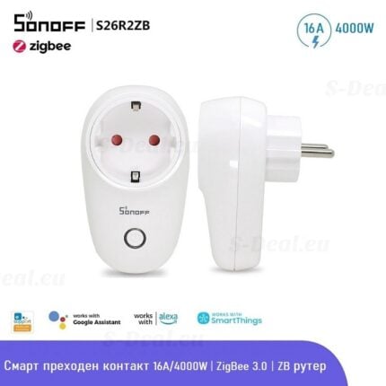 Sonoff S26r2zb Zigbee Smart Plug 16a 4000w Sonoff.com S Deal.eu - SONOFF