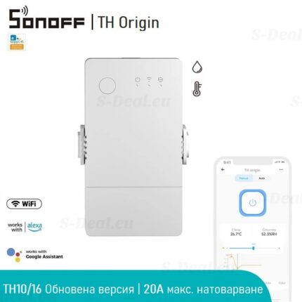 Sonoff Th Origin 16a 20a Th10 16 Upgrade Version Thr3 Thr316 Thr320 - eWelink прекъсвачи