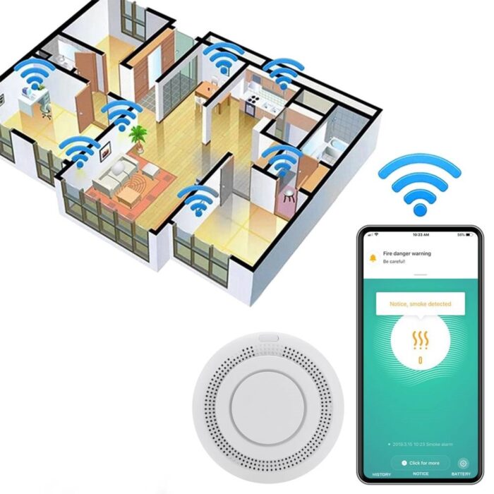 Tuya Smart Wifi Smoke Detector Sensor 5 - TUYA SMART HOME