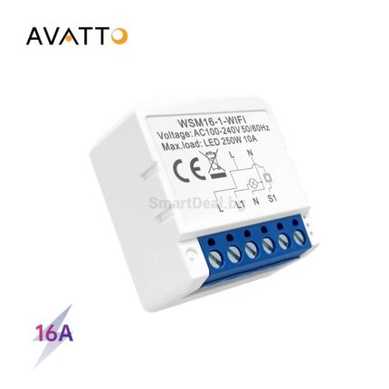 Avatto Wsm16 Wi Fi Light Switch Module 1 2 3 Gang Tuya - SMART HOME