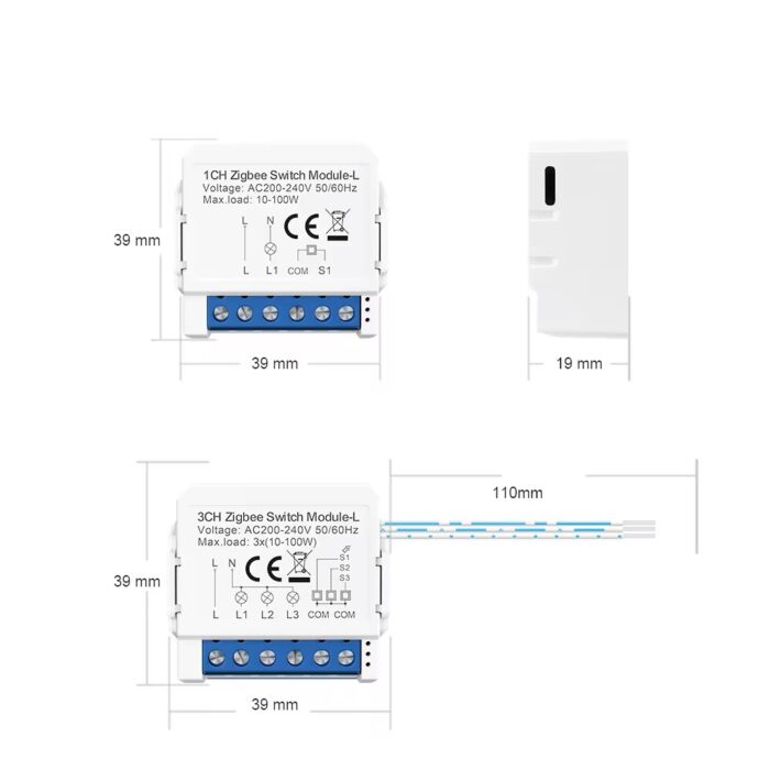 Avatto Zlwsm16 Zigbee Light Switch Module No Neutral 1 2 3 Gang Tuya 6 - SMART HOME