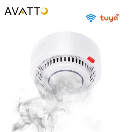 Avatto Tuya Wifi Smart Smoke Detector Smart Life App Fire Alarm Sensor Home Security System Firefighters01 - AVATTO