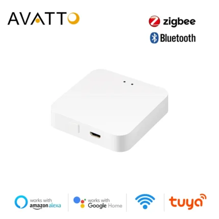 Avatto Tuya Zigbee Smart Gateway Hub Bluetooth Zigbee Multi Mode Bridge Wireless Remote Controller Works With - Хъбове & сензори