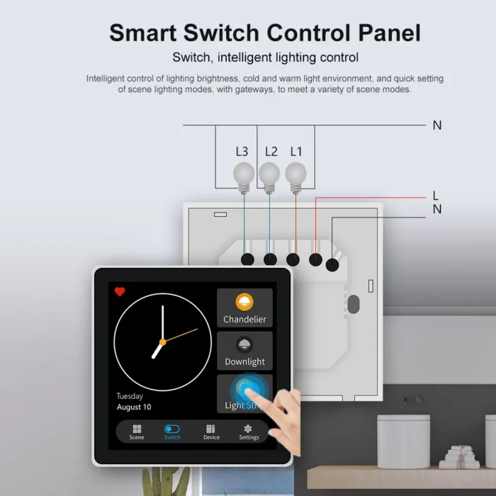 Tuya 2v1 Zigbee 3gang Switch And Scene Panel 17 - TUYA SMART HOME