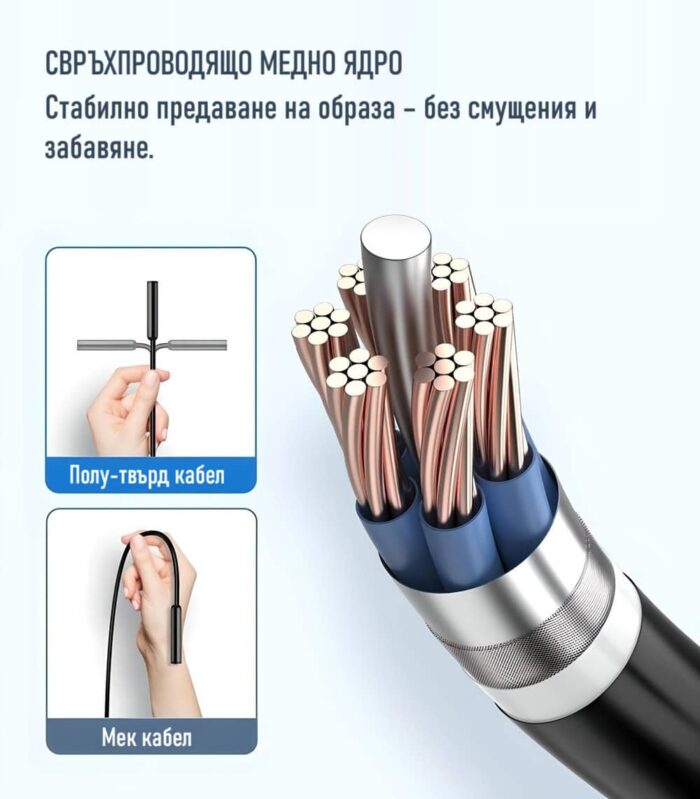 Anesok W400 D Dual Lens Usb Endoscope Camera 5.5mm 3 In 1 Android Ios Single Lens Rigid Endoscope.bg 10.jpg - Ендоскоп камери