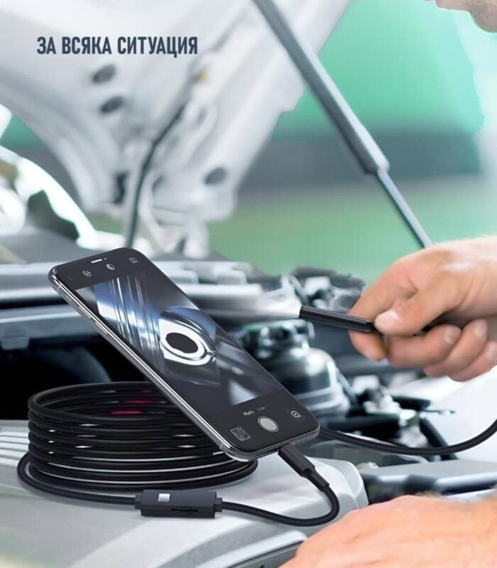 Anesok W400 D Usb Endoscope Camera 5.5mm 3 In 1 Android Ios Single Lens Rigid Endoscope.bg 9.jpg - Ендоскоп камери