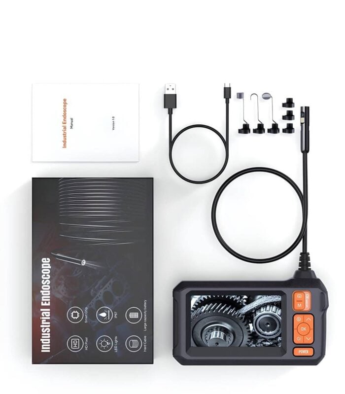 anesok c30 endoscope camera 4 3 inch display dual lens 2mp 8 5mm hard 1080p endoscope.bg 3