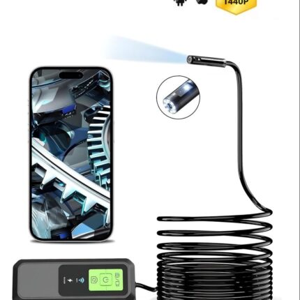 Anesok W600 Wifi Endoscope Borescope 7.9mm 1440p Hd Ip67 Waterproof Industrial Ios Pc Macos Android Hard Endoscope.bg .jpg - Ендоскоп камери