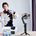 Selfiestick.bg Tokqi M02 Gimbal Stabilizer Tripod Ai 001 - Мултимедия & Съдържание