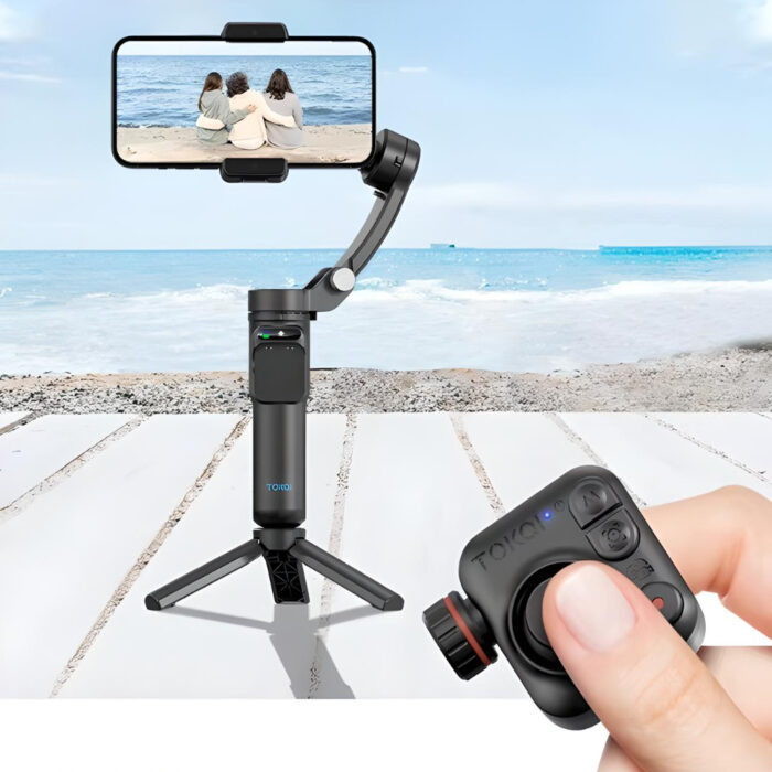 Selfiestick.bg Tokqi M02 Gimbal Stabilizer Tripod Ai 002 - Мултимедия & Съдържание