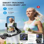 Selfiestick.bg Tokqi M02 Gimbal Stabilizer Tripod Ai 004 - Мултимедия & Съдържание