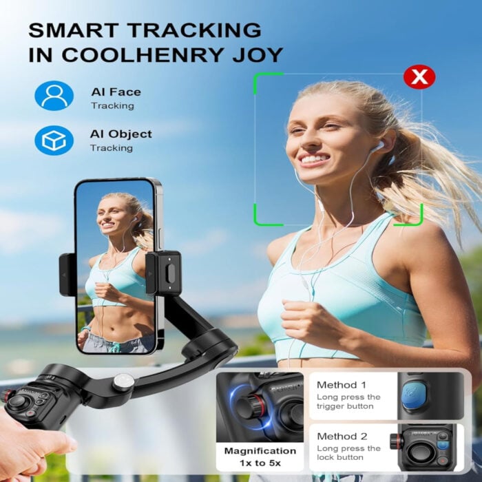 Selfiestick.bg Tokqi M02 Gimbal Stabilizer Tripod Ai 004 - Мултимедия & Съдържание