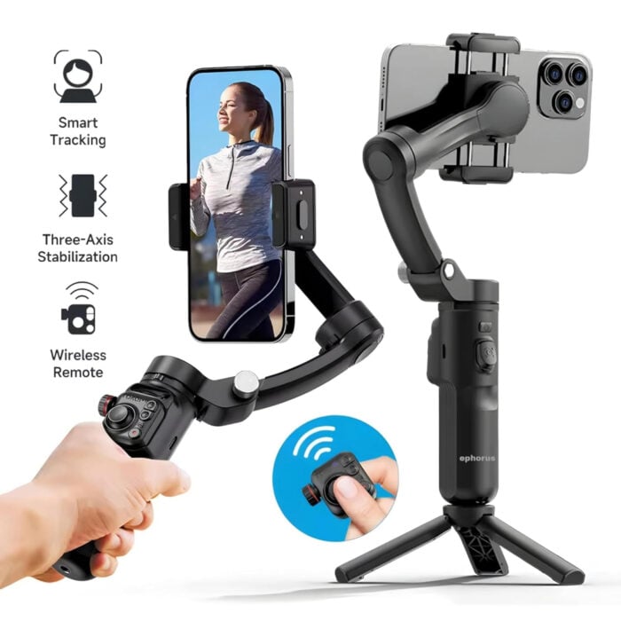 Selfiestick.bg Tokqi M02 Gimbal Stabilizer Tripod Ai 009 - Мултимедия & Съдържание