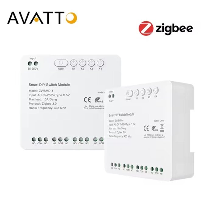 Smartdeal Bg Avatto Zwsmd Zigbee 4ch Smart Switch 0 - AVATTO